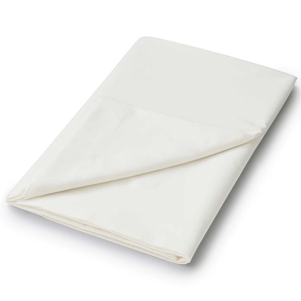 Plain Dye Polycotton Flat Sheet - Ivory